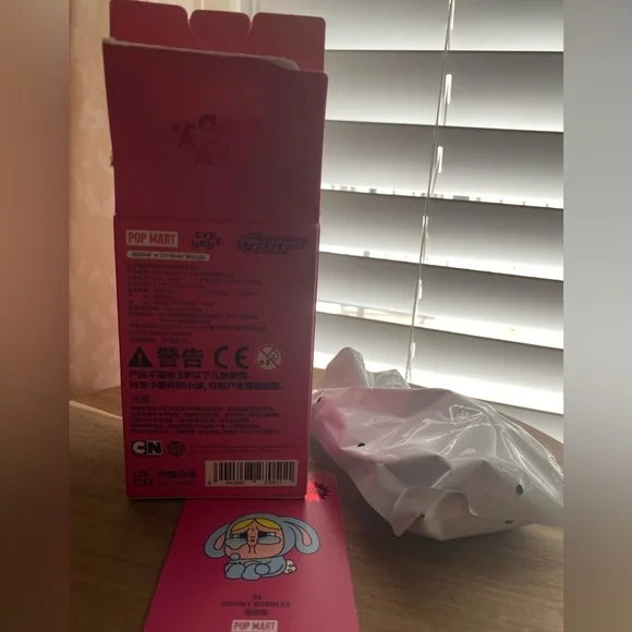 POP MART Crybaby The PowerPuff Girls - Bunny Bubbles Figurine - OB, Wrapped - Picture 5 of 6